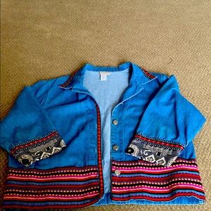 Oversized Retro denim Jacket